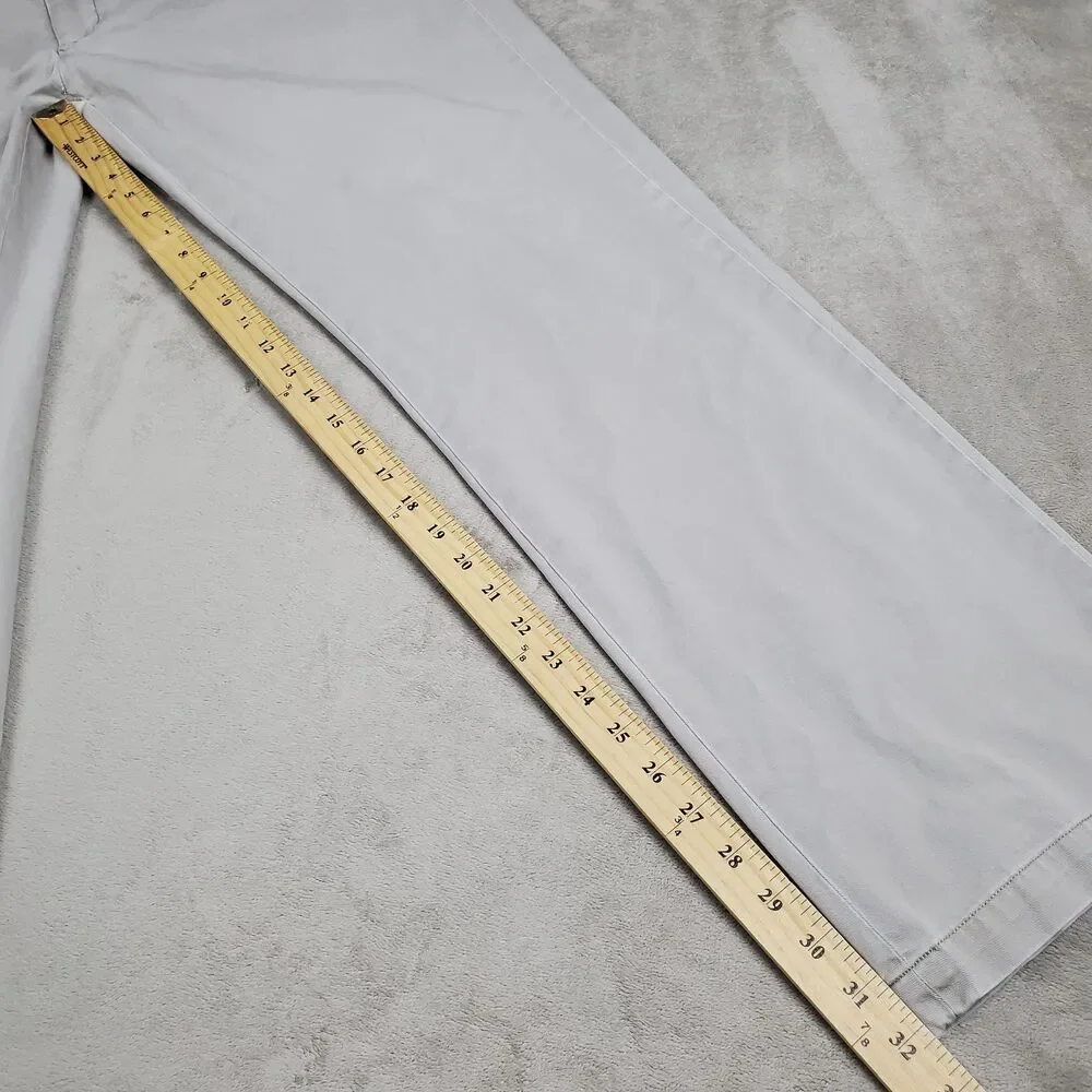 Polo Ralph Lauren Pants Mens 34x32 Beige Classic Fit 100% Cotton Chino Casual - Picture 4 of 12